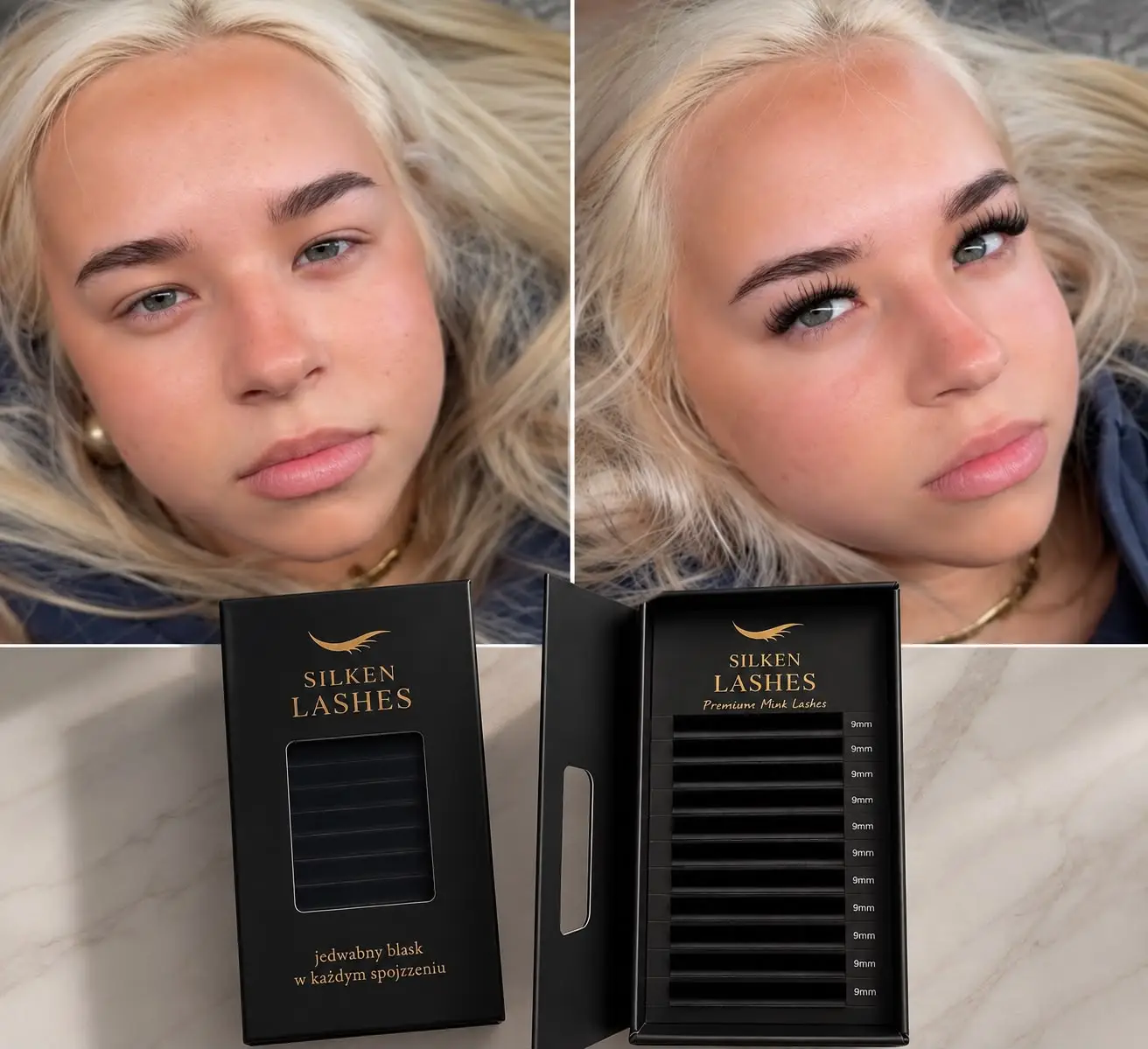 Jak dobrać rzęsy do przedłużania – paletka rzęs Silken Lashes